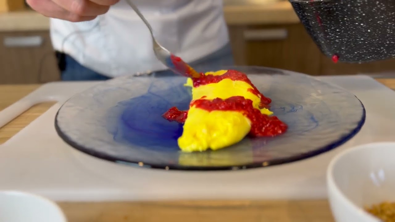 Le ricette di Chef Andrea Palmieri - Merenda con l'omelette ai lamponi