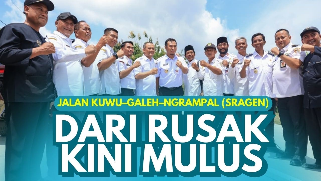 Jalan Kuwu–Galeh–Ngrampal di Sragen, Dari Rusak Kini Mulus