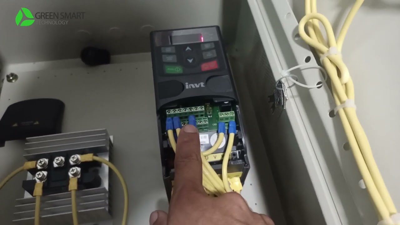 ตั้งค่าอินเวอร์เตอร์ปั้ม invt gd100-2r2g-ss2-pv