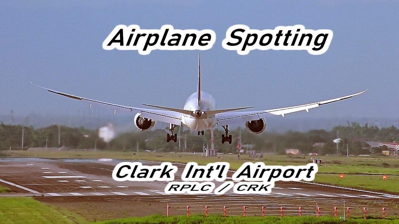 XWIND Landing Clark Airport - Airplanes in Action Clark Int'l Airport CRK