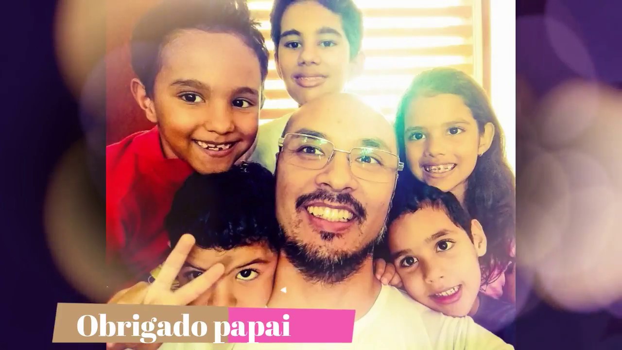 Homenagem para um pai de 5 filhos do coração