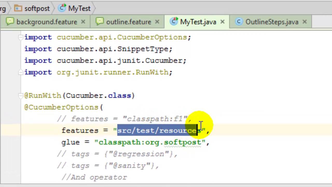 How to execute all feature files in Cucumber