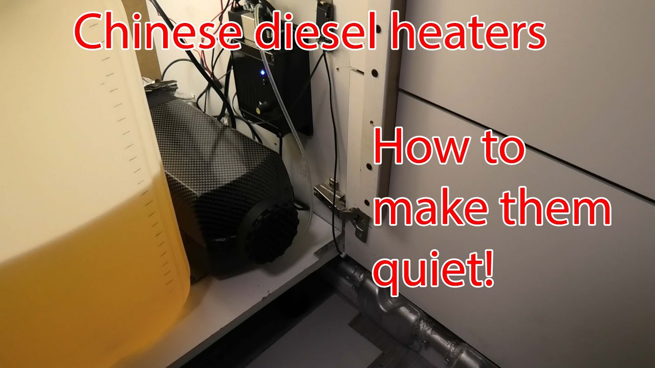 Chinese diesel heater - silent pump, how to install and make the whole thing quiet