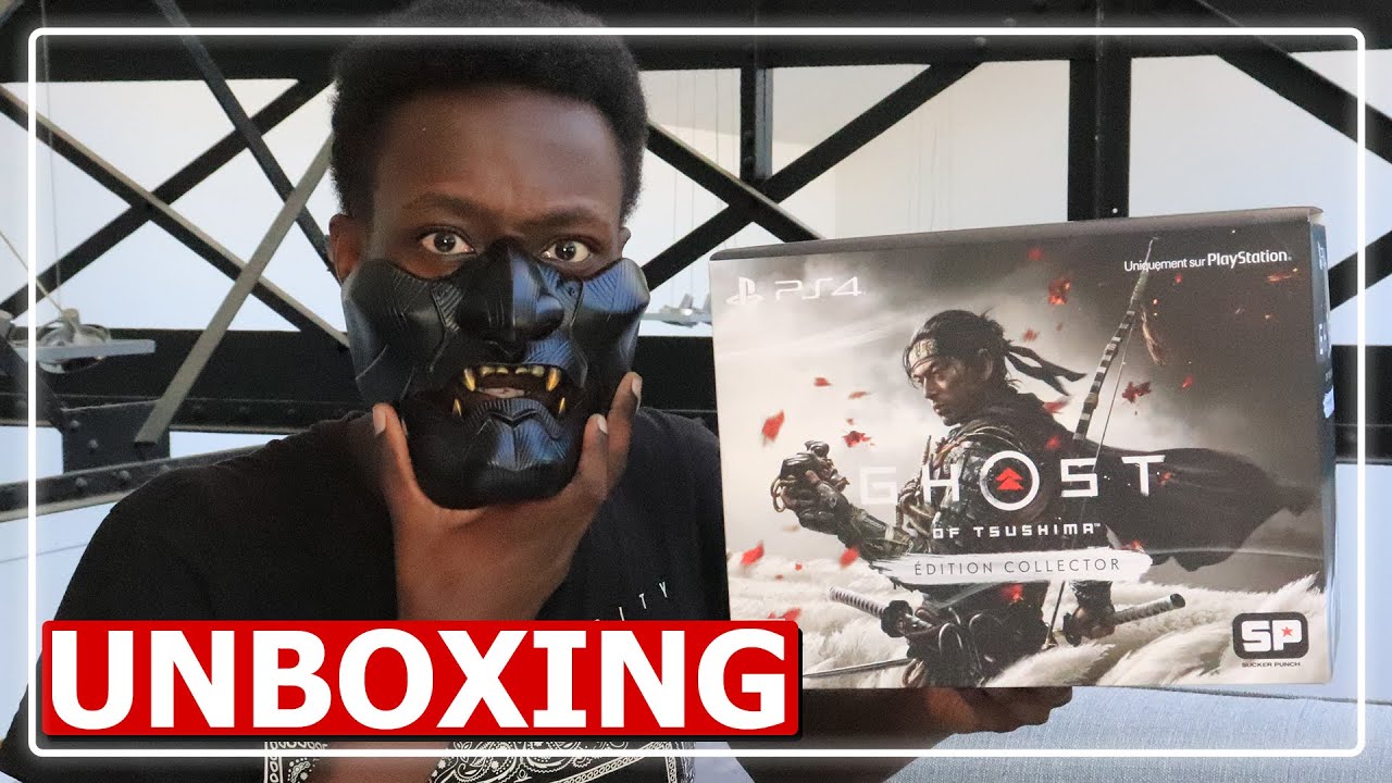 GHOST OF TSUSHIMA : L'UNBOXING ULTIME de l'EDITION COLLECTOR 🔥 (Masque Démon, Steelbook, Artbook...)