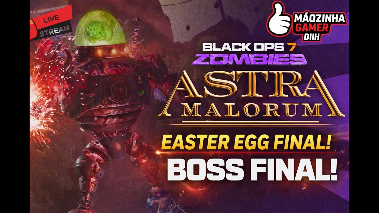 🧟‍♂️😱 EASTER EGG DO ASTRA MALORUM AO VIVO! O BOSS MAIS DIFÍCIL DO ZOMBIES | Call of Duty Black Ops 7