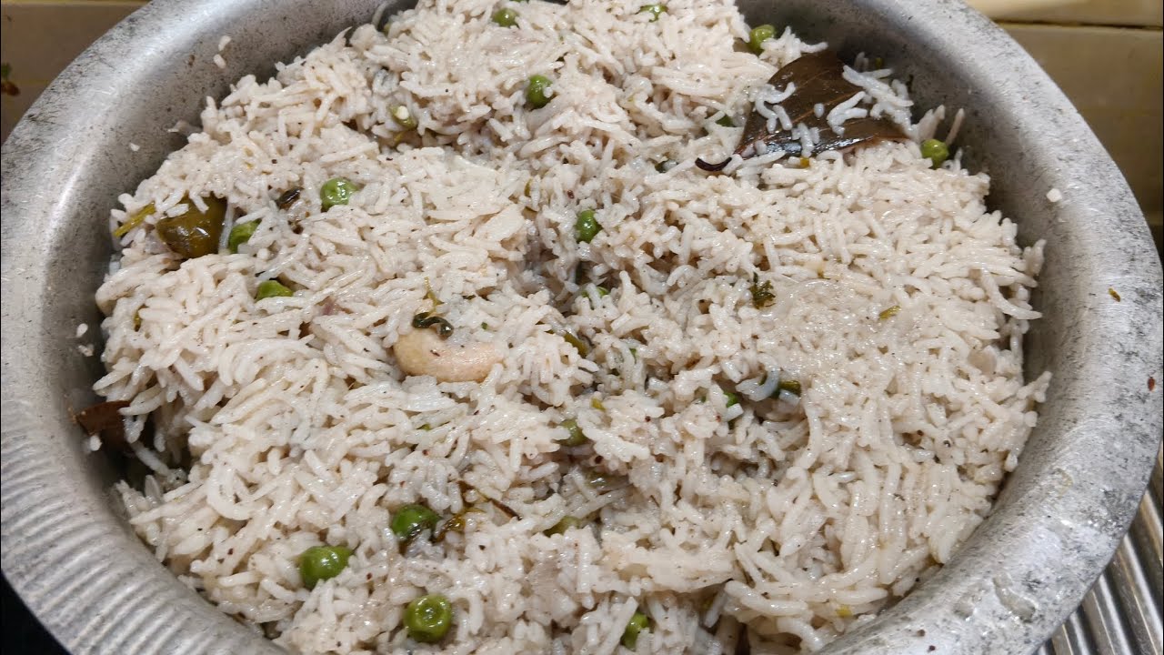 பட்டாணி புலாPeas Pulao/ Matar Pulao Recipe/ Green Peas Pulao