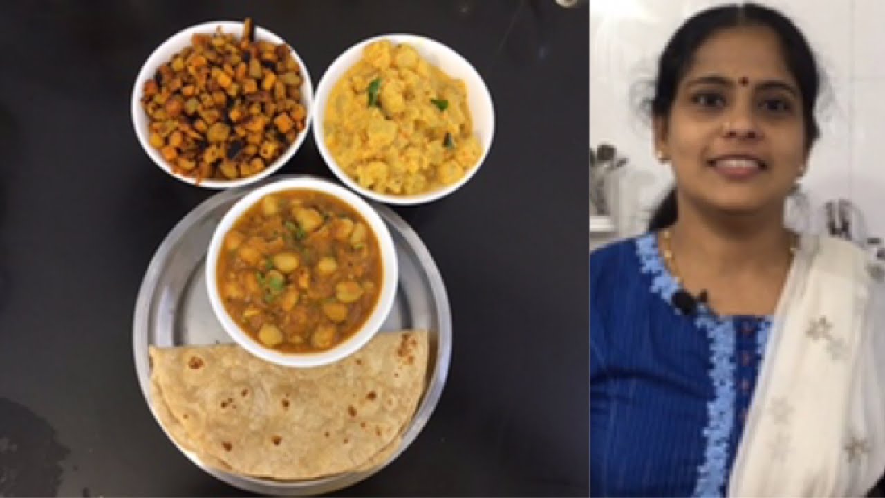 இன்றைய சமையல/Ashgourd Kootu/Channa Masala/Senaikizhanku Curry/Chappathi/Indraya Samayal
