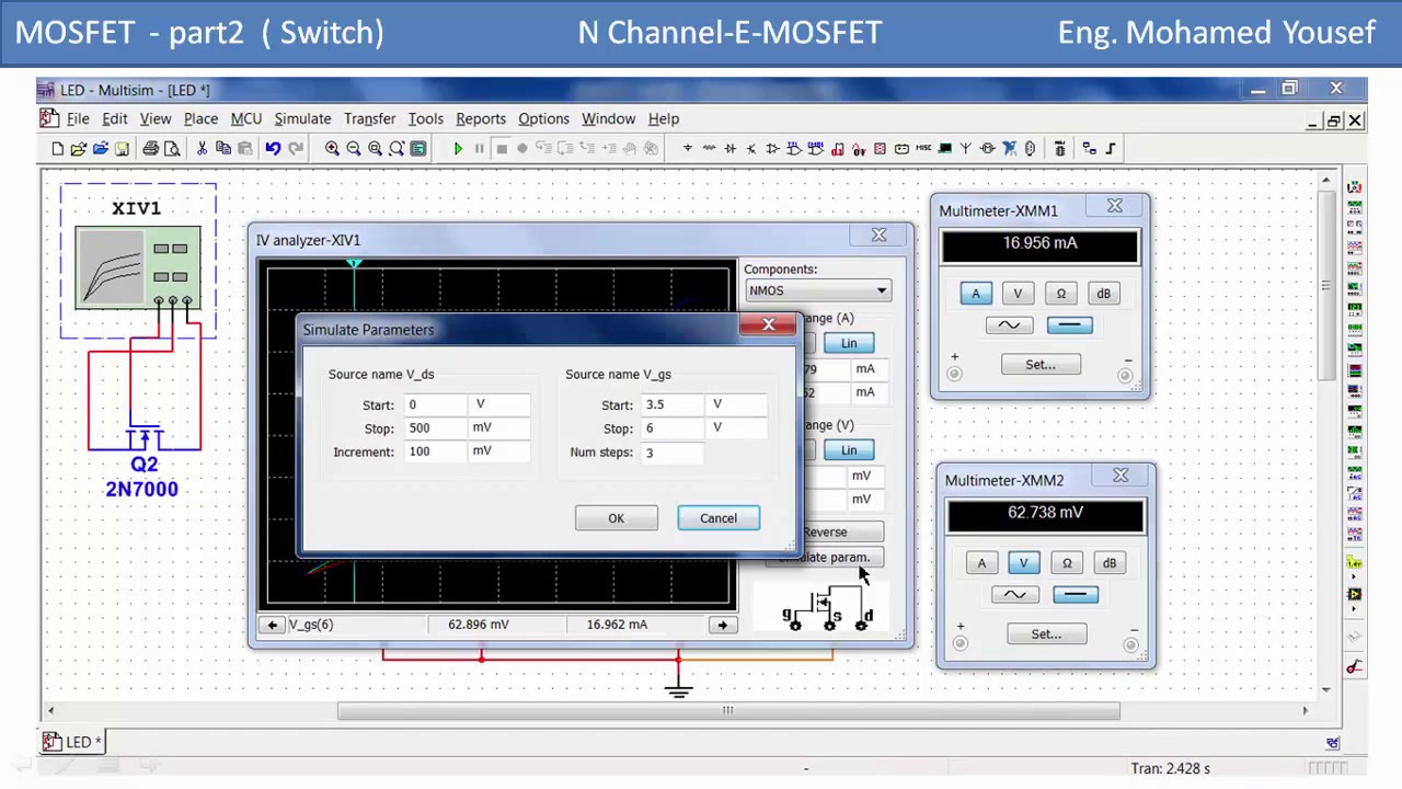 MOSFET as a switch | MOSFET شرح