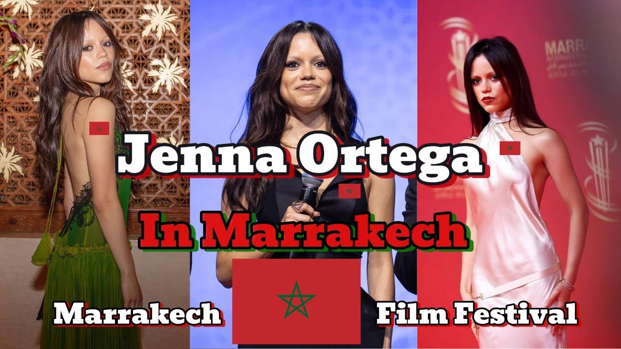 Дженна Ортега на кинофестивале в Марракеше