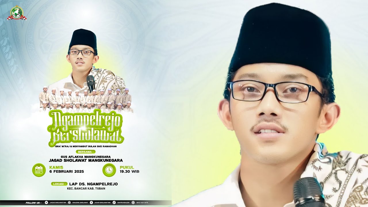 🔴🔵NGAMPELREJO BERSHOLAWAT BERSAMA GUS AFLAKHA MANGKUNEGARA Feat JAGAD SHOLAWAT MANGKUNEGARA