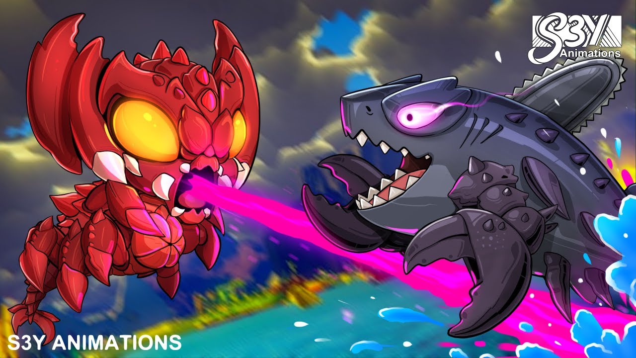 Baby Destoroyah vs. Mutant Megalodon &ndash; Animation 16