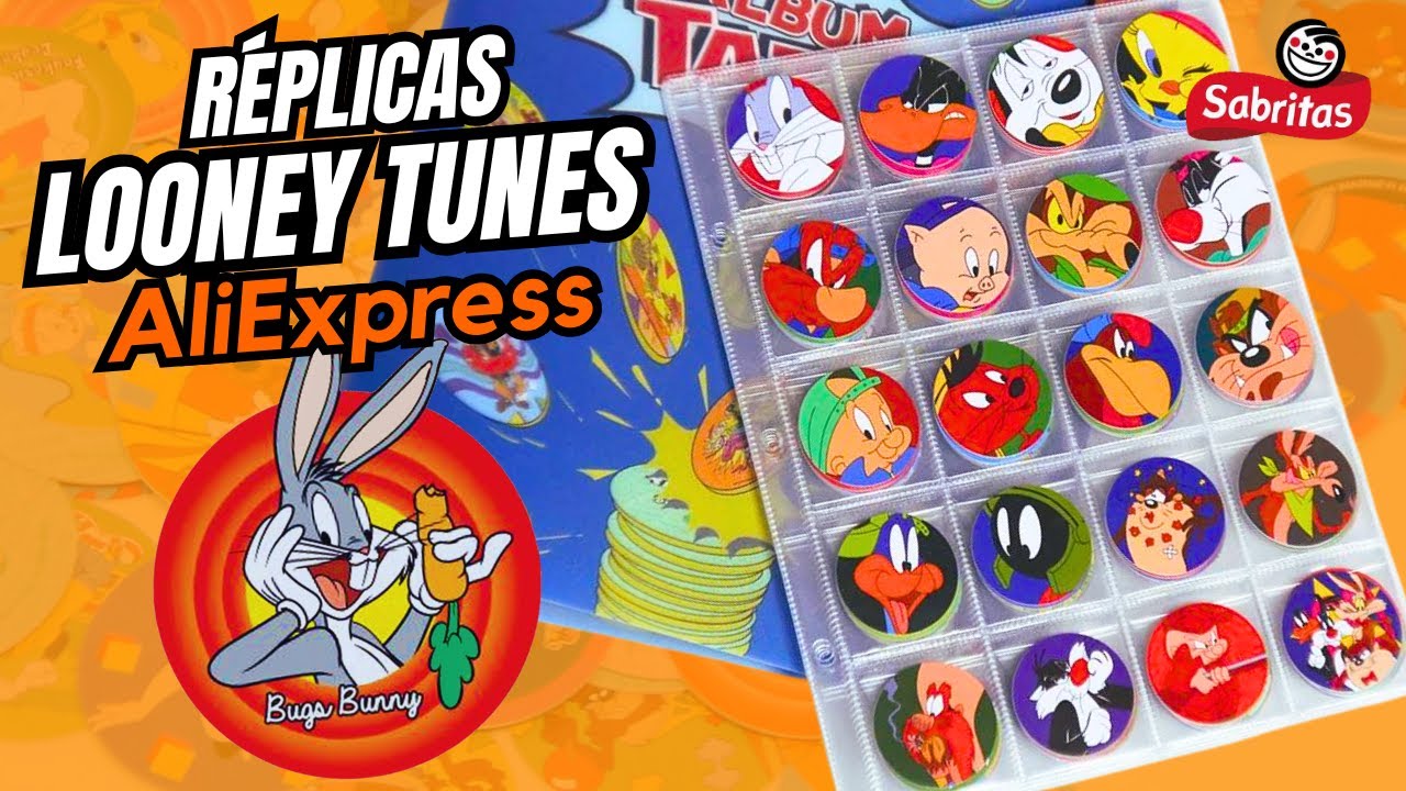 Novas Réplicas de Tazos Looney Tunes da Sabritas! - Aliexpress