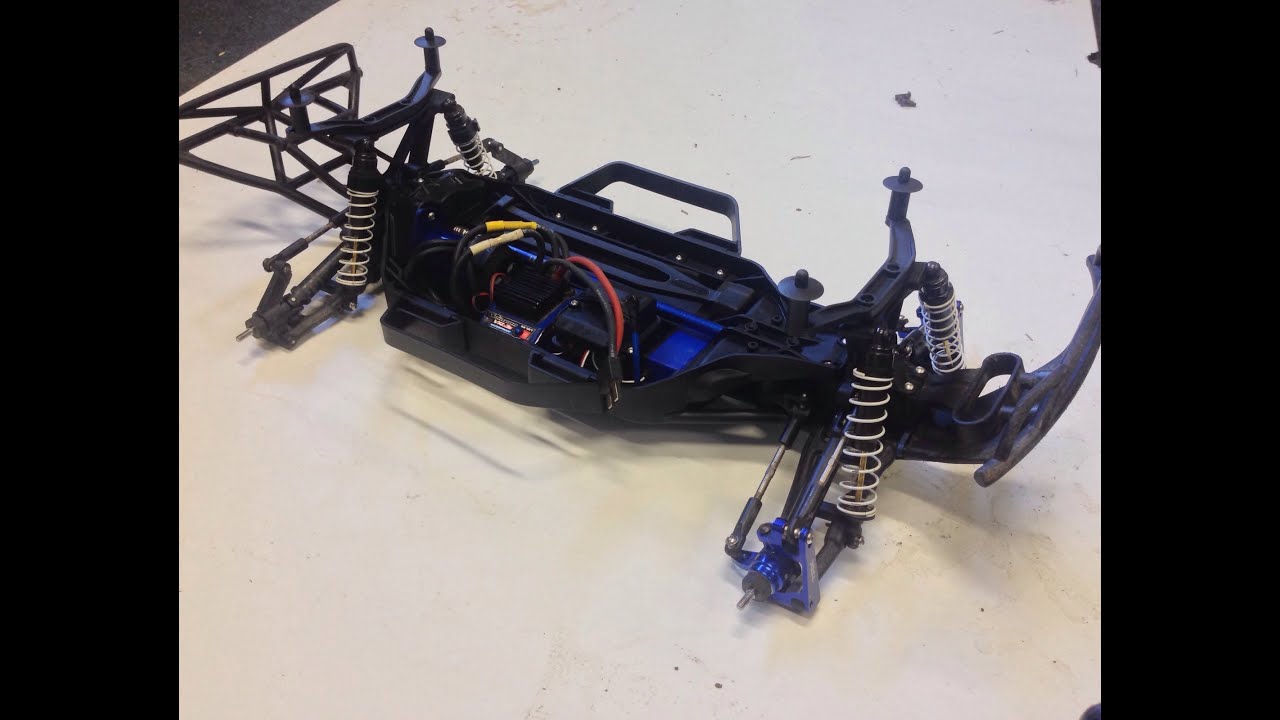 Traxxas Slash 4x4 - how to convert to LCG detailed level 1 upgrade