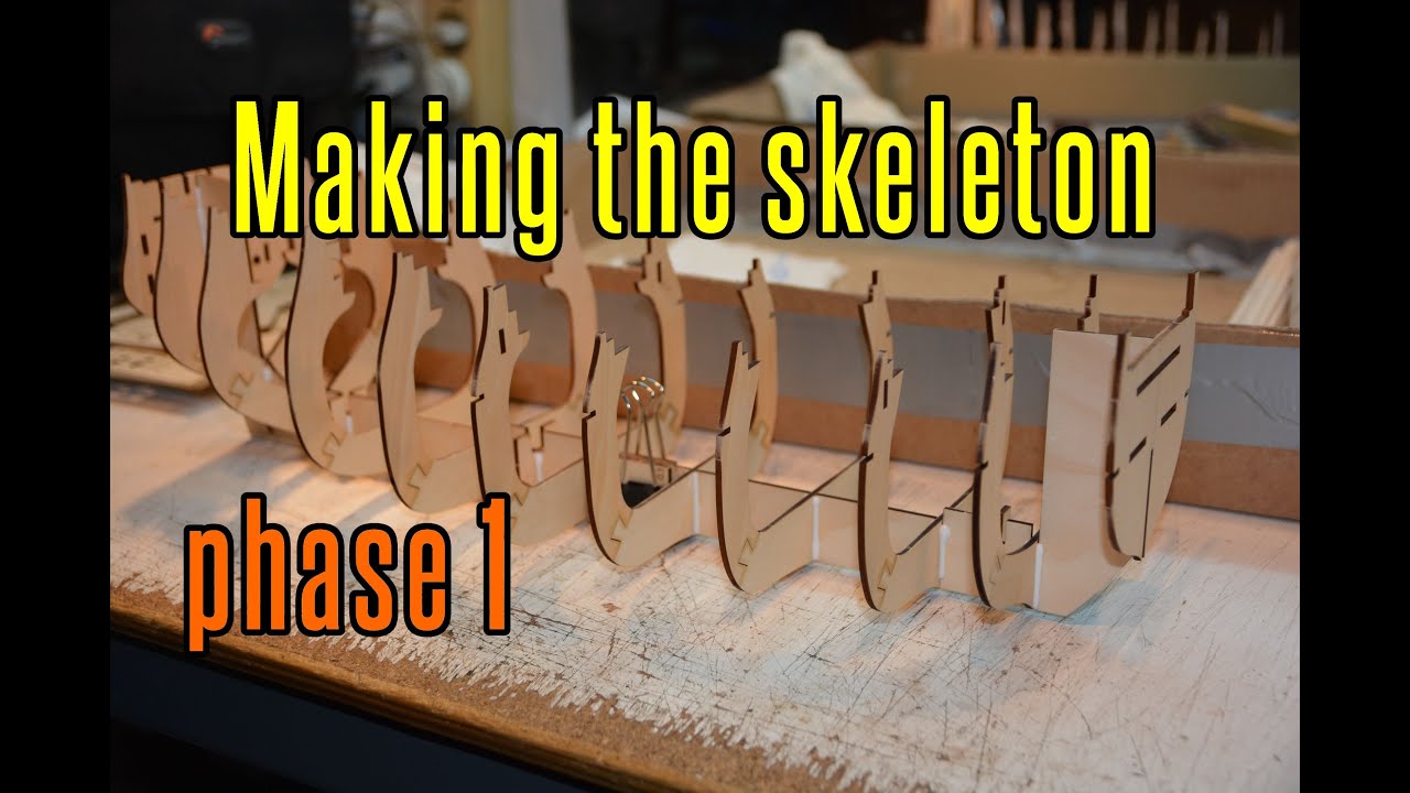 HMS Endeavour - part 1 Making The Skeleton (phase 1)