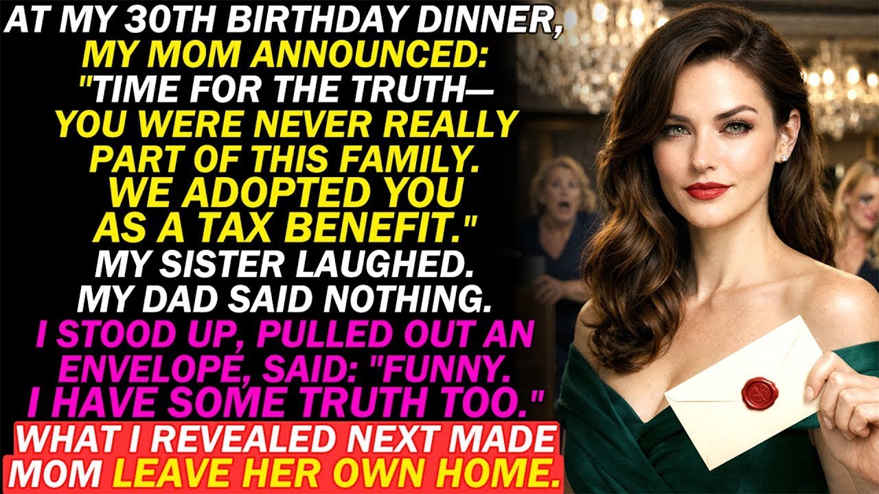 My Mom Announced I Was Adopted For Tax Benefits At My Birthday Party—What I Revealed Made Her...