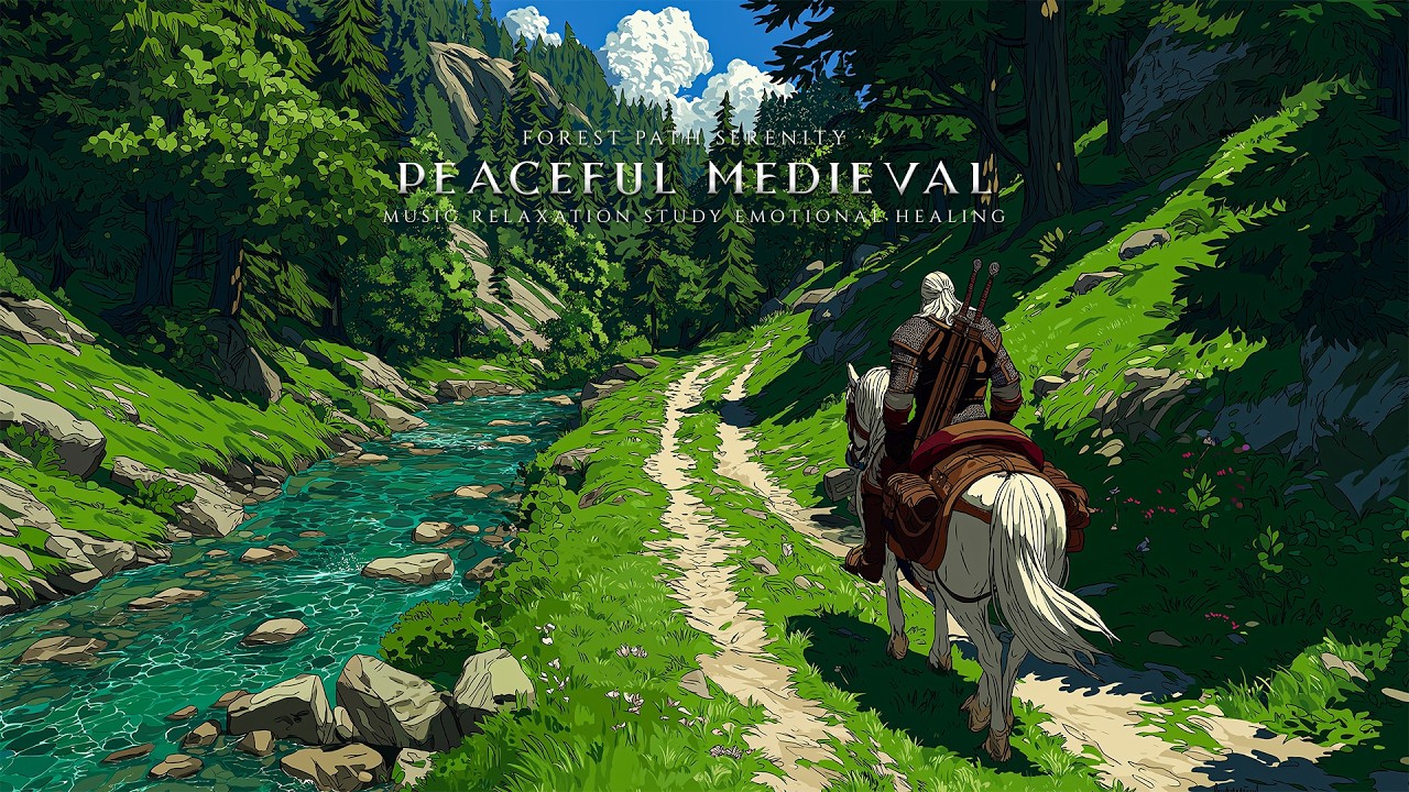 Forest Path Serenity | Peaceful Medieval Music for Relaxation, Study & Emotional Healing