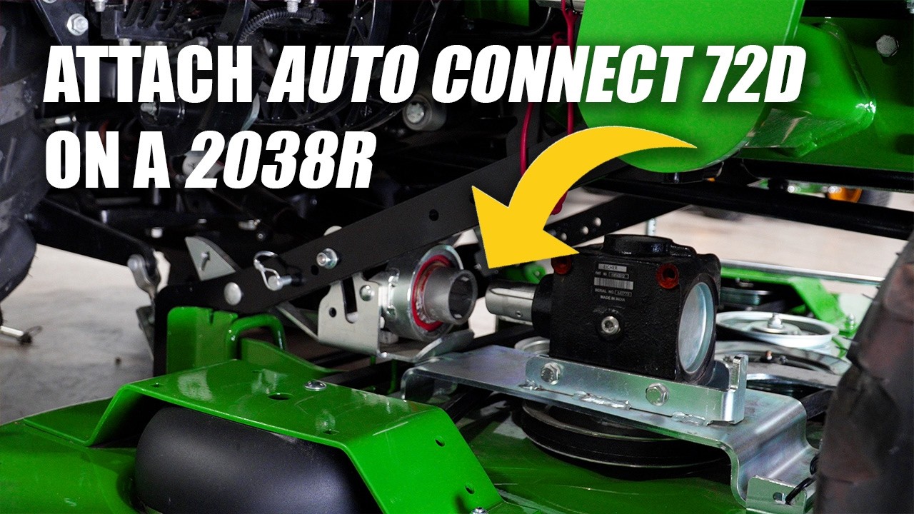 John Deere 2038R Mower Deck + Front Loader | Easy Removal and Attachment Guide