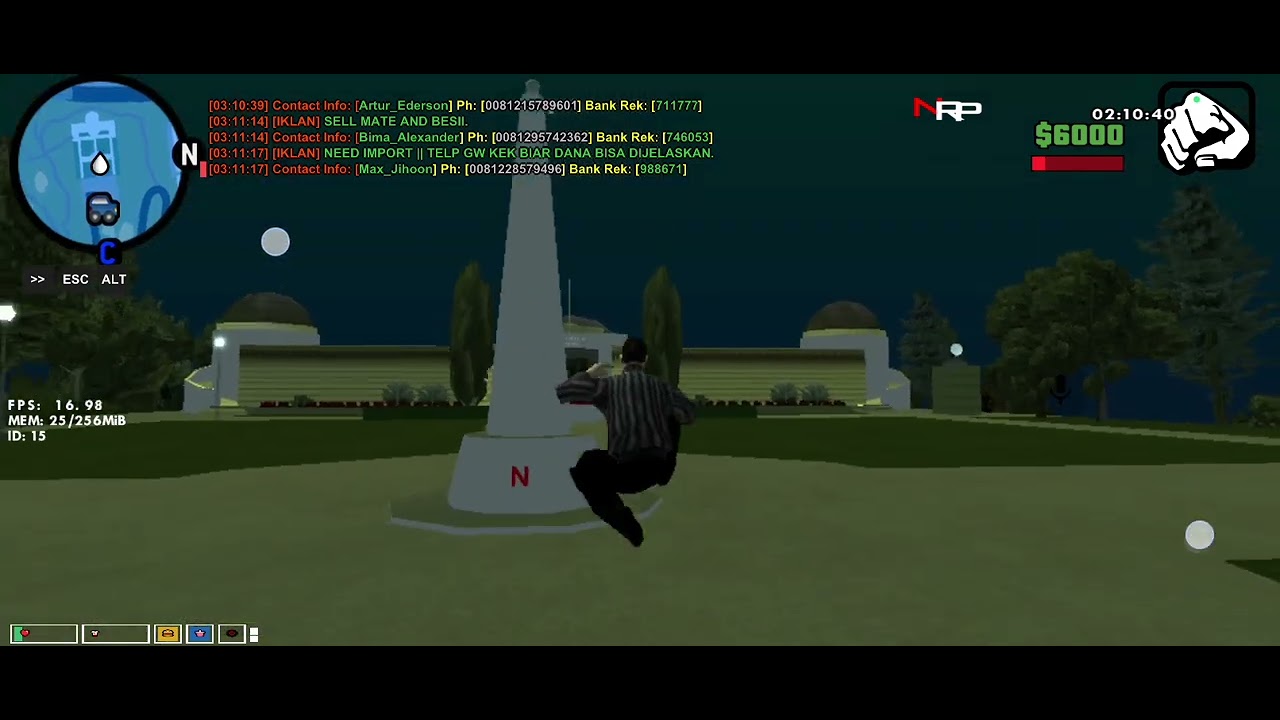 #gta samp kota Nasional roleplay#warga baru mau buat KTP dan ambil kerja#2026