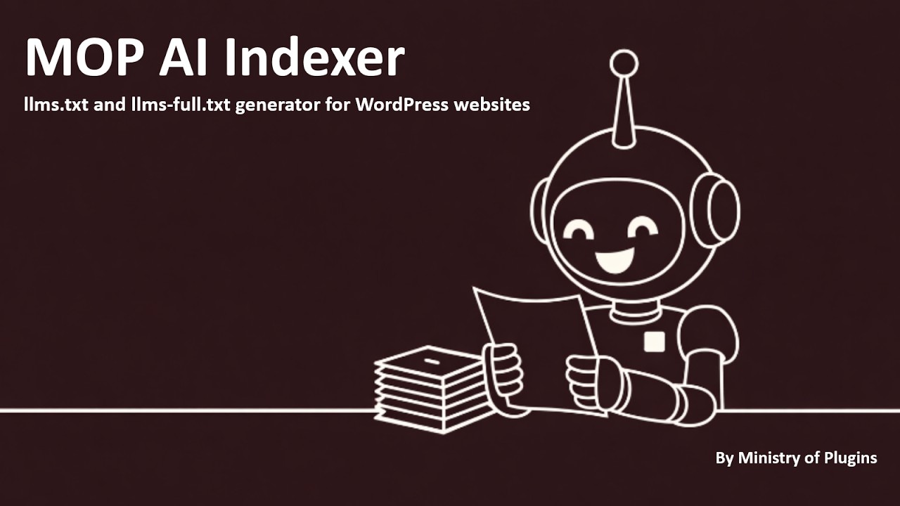 MOP AI Indexer - llms.txt and llms-full.txt generator - Quick Introduction