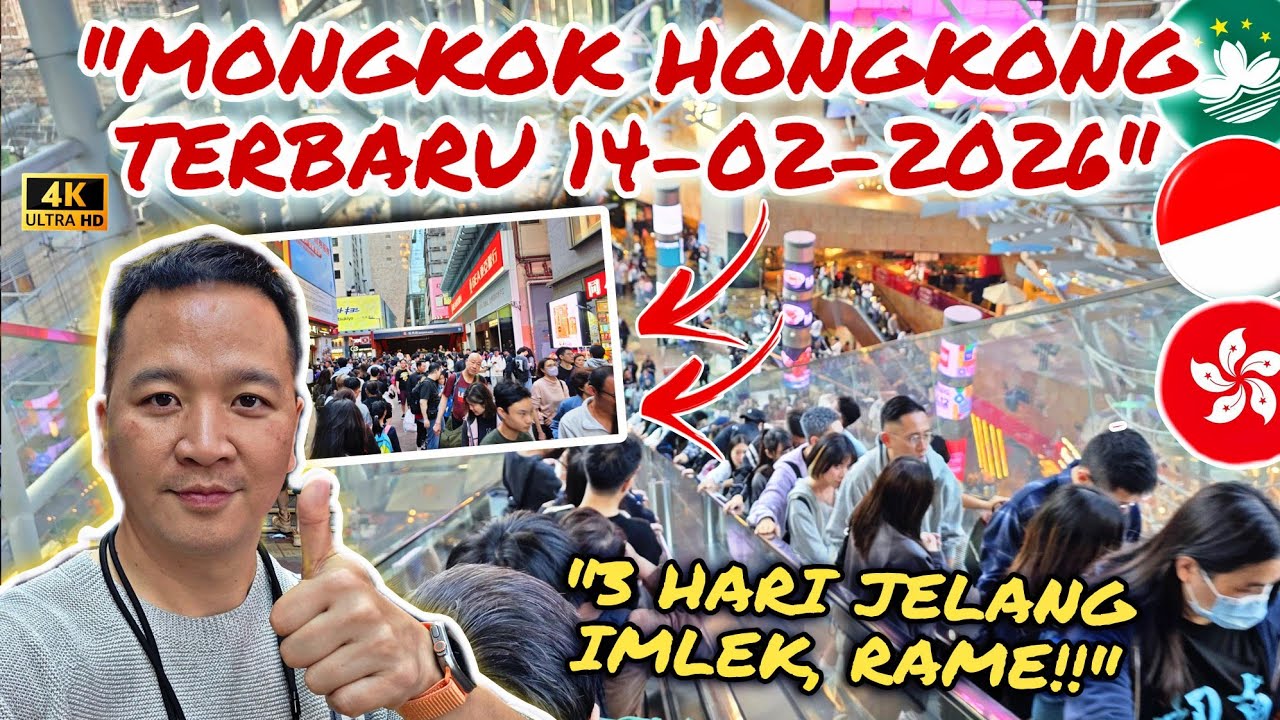 MONGKOK HONGKONG TERBARU 14 FEBRUARY 2026., 3 HARI JELANG IMLEK 2026