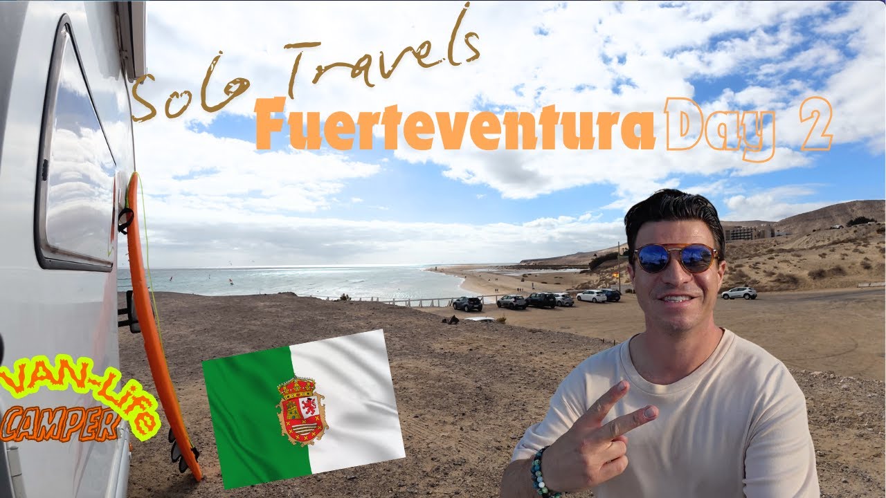 УДИВИТЕЛЬНЫЙ! Roadtrip Camper VANLife Fuerteventura Solo-Travel, ПУЭРТО-ДЕЛЬ-РОСАРИО