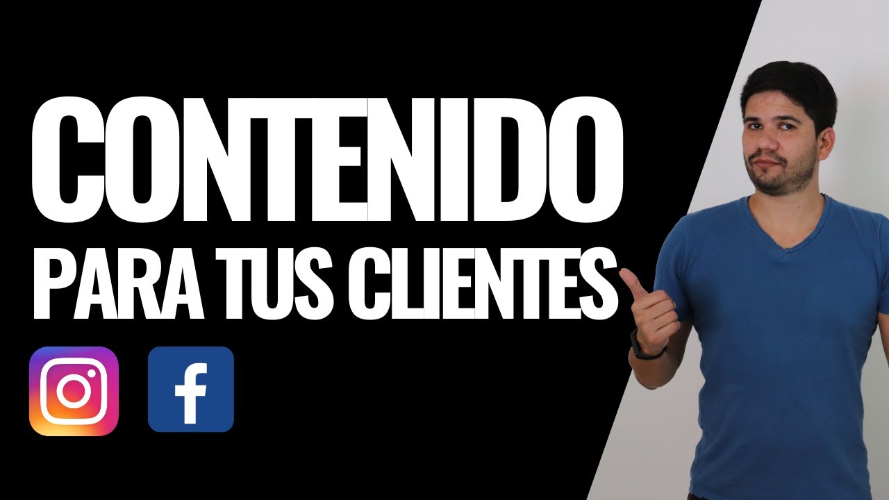 Cómo CREAR CONTENIDO Para tus CLIENTES de REDES SOCIALES Rápido - Community Manager
