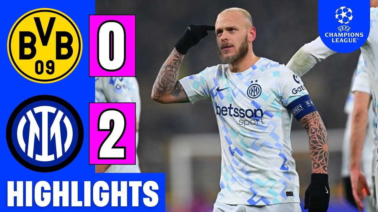 Borussia Dortmund vs Inter Milan 0-2 | Highlights | Dimarco Freekick | UCL 2025-26 | Andy Diouf Goal