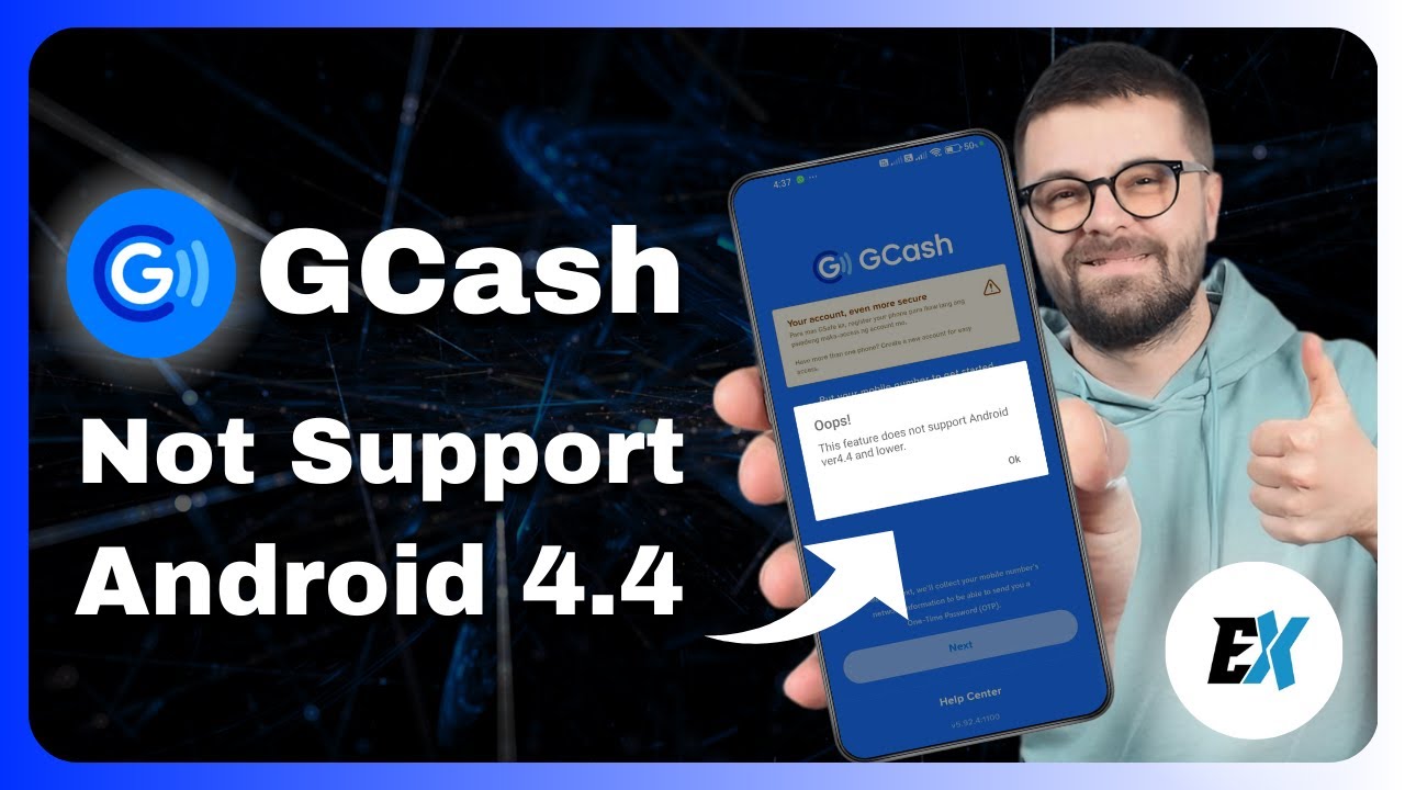 How to Fix GCash Error Message : Oops, This Feature Does Not Support Android 4.4 and Lower
