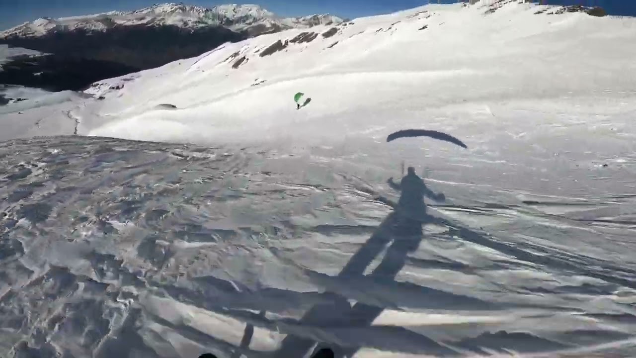Speedriding run Valfréjus Classique par la but, BRUT sans montage