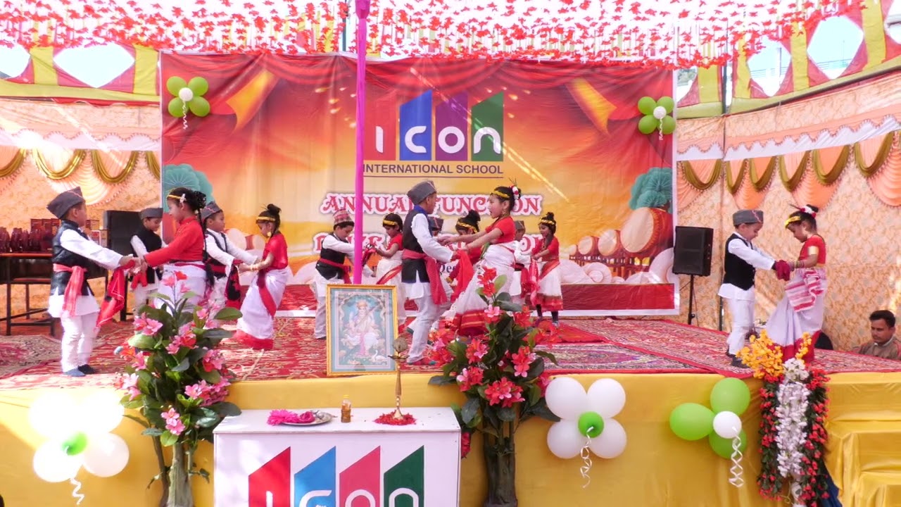 ,✨Annual function 🌻group dance ni Nepali song..#IconInternationalSchool#