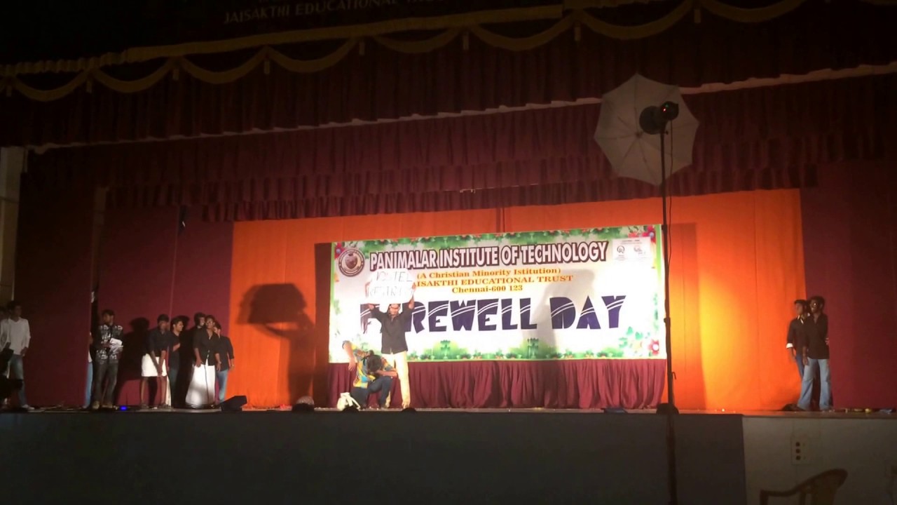 Panimalar's 1st farewell by cse boys 2017