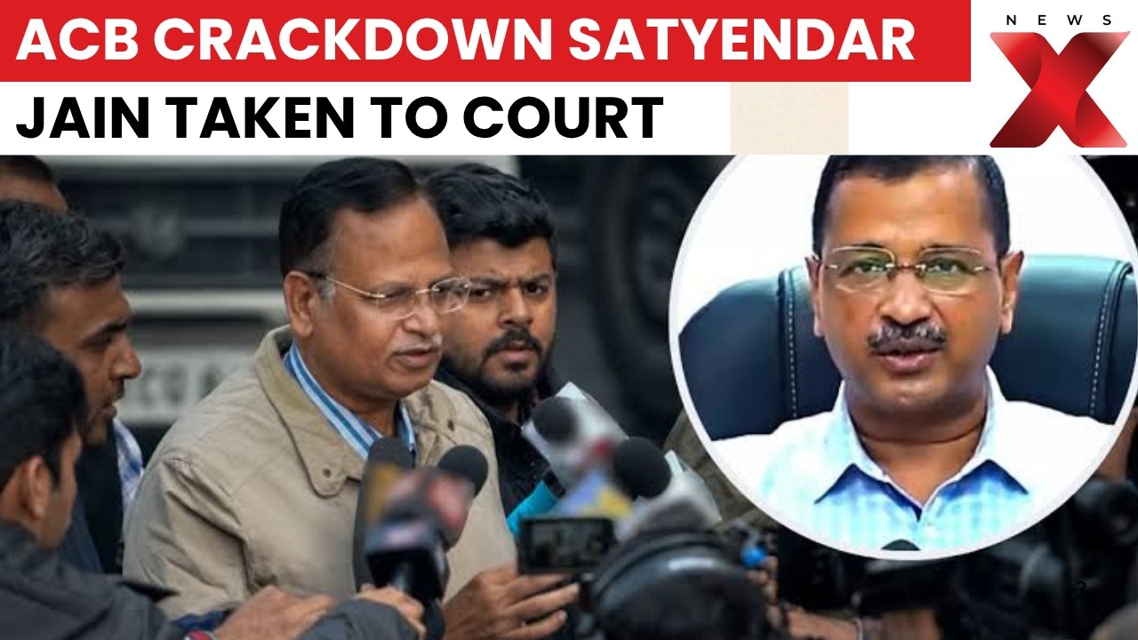 Satyendar Jain Arrested by ACB in Delhi Jal Board Tender Case, Taken to Court