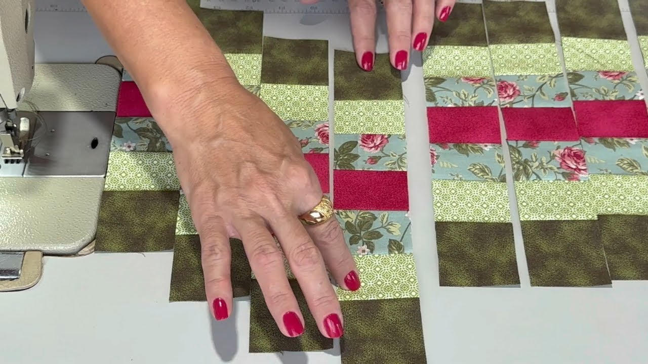 Peça Incrível em PATCHWORK com Sobras de Faixas | Patchwork Fácil e Rápido