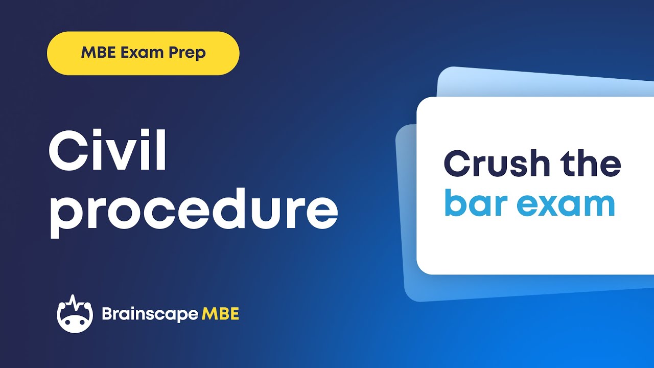 Civil Procedure - Bar Exam Prep Show