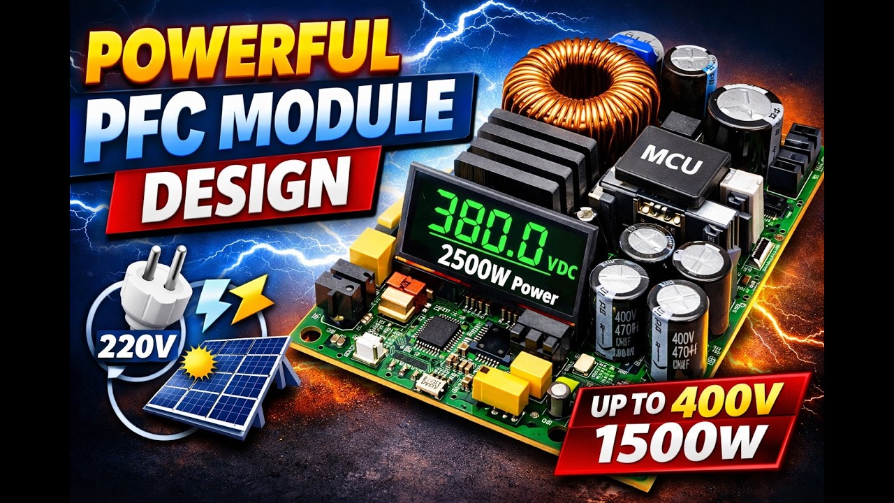 Создание модуля коррекции коэффициента мощности (PFC) на 1500 Вт | JLCPCB
