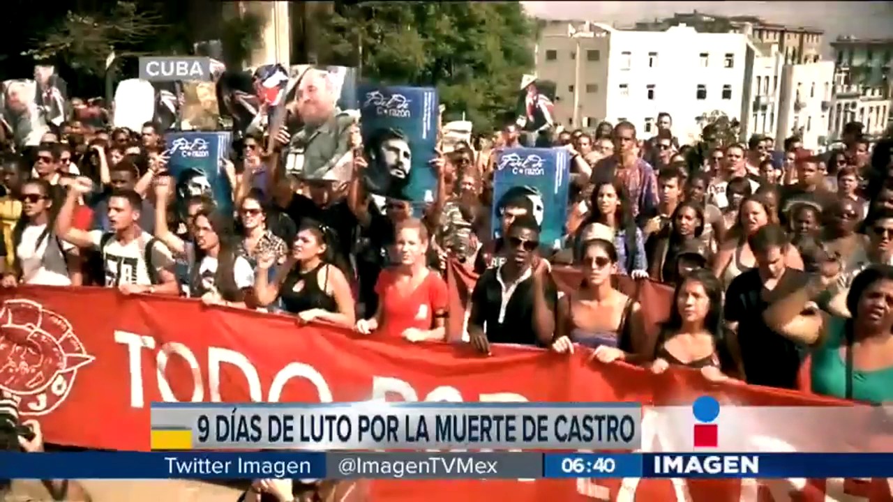 Nueve días de luto en Cuba: los funerales de Fidel Castro