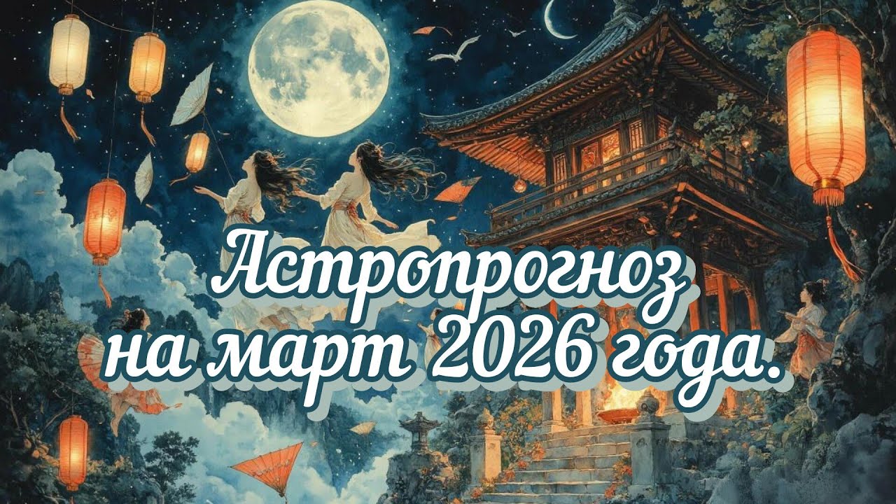 ⚡⚡⚡ Астропрогноз на март 2026 года. ⚡⚡⚡