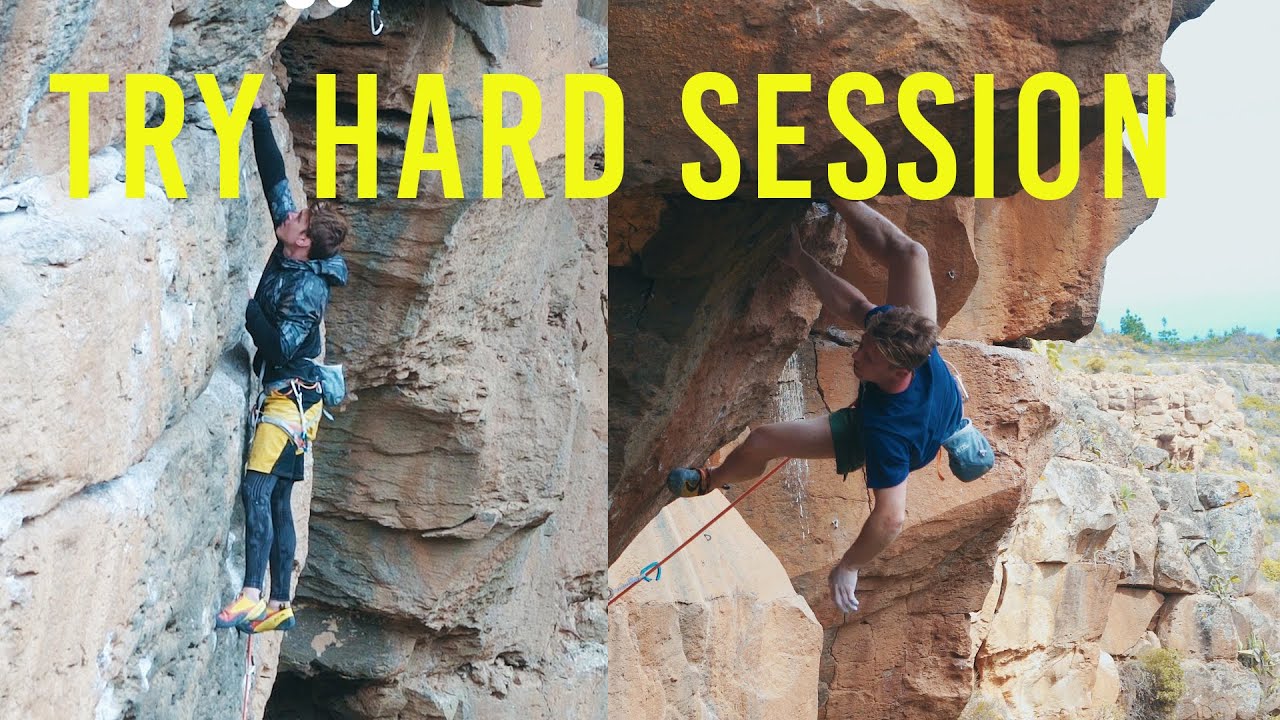 Climbing Dream:2 Finger Pockets Campus And Onsight Try, Magnus Midtbø And Eric Karlsson (So Psyched)