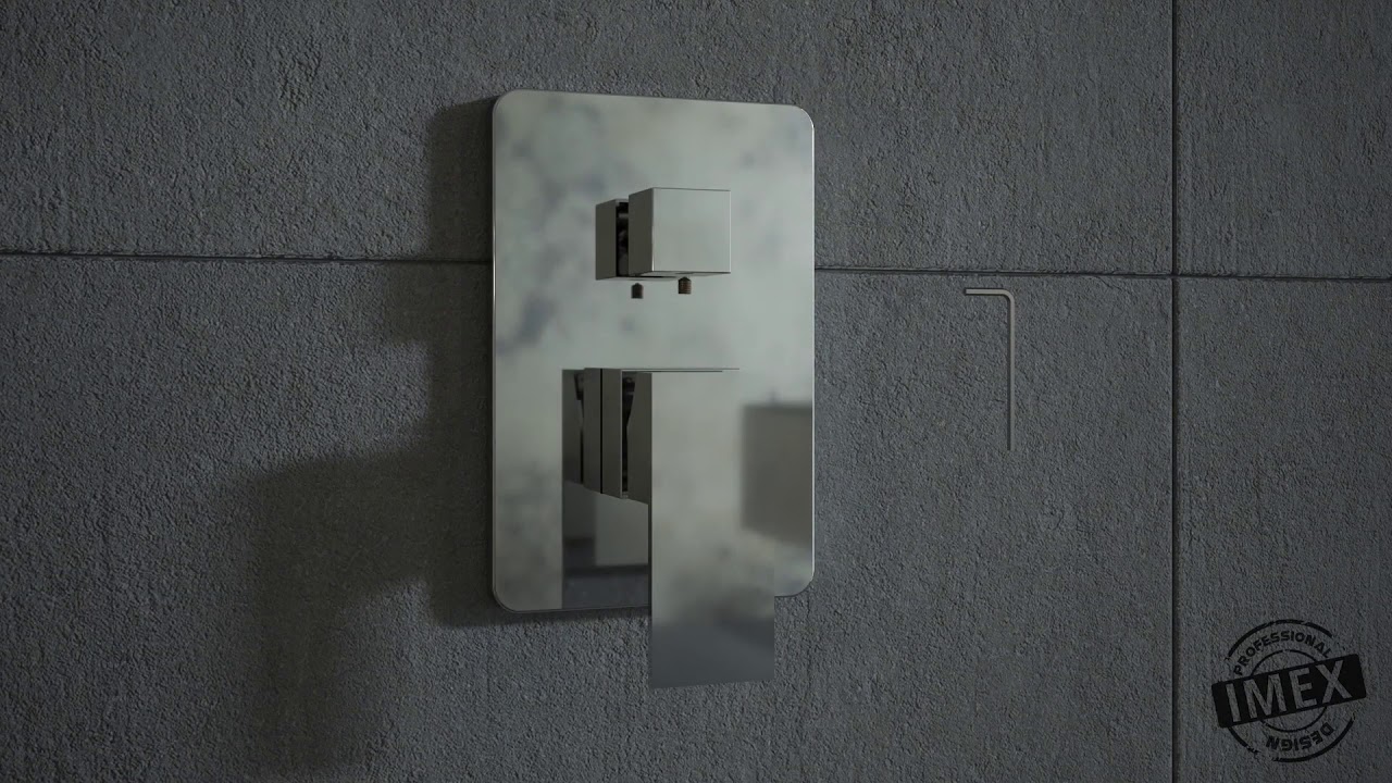 Como instalar una ducha empotrada pared Modelo Dubl&iacute;n y Oslo de Imex