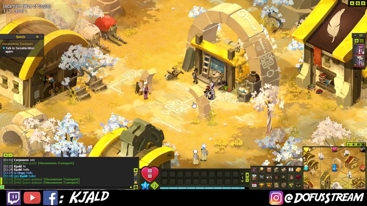 Dofus Guide: How to play / Basic Game Interface, Markets & Buying Cool New items!