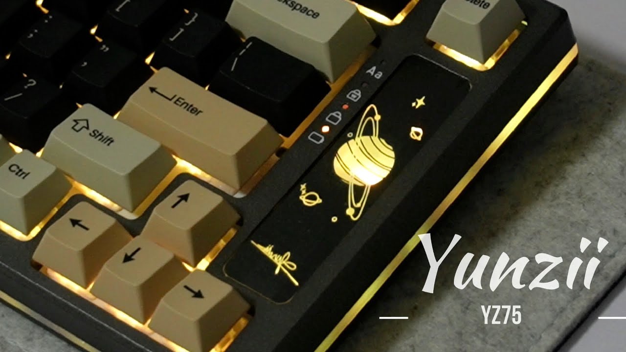 that badge is a beauty | Yunzii YZ75 unboxing, showcase and sound test