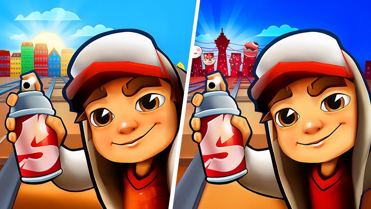 Subway Surfers Miami 🆚 Subway Surfers Venice, Subway Surfers Map Comparison