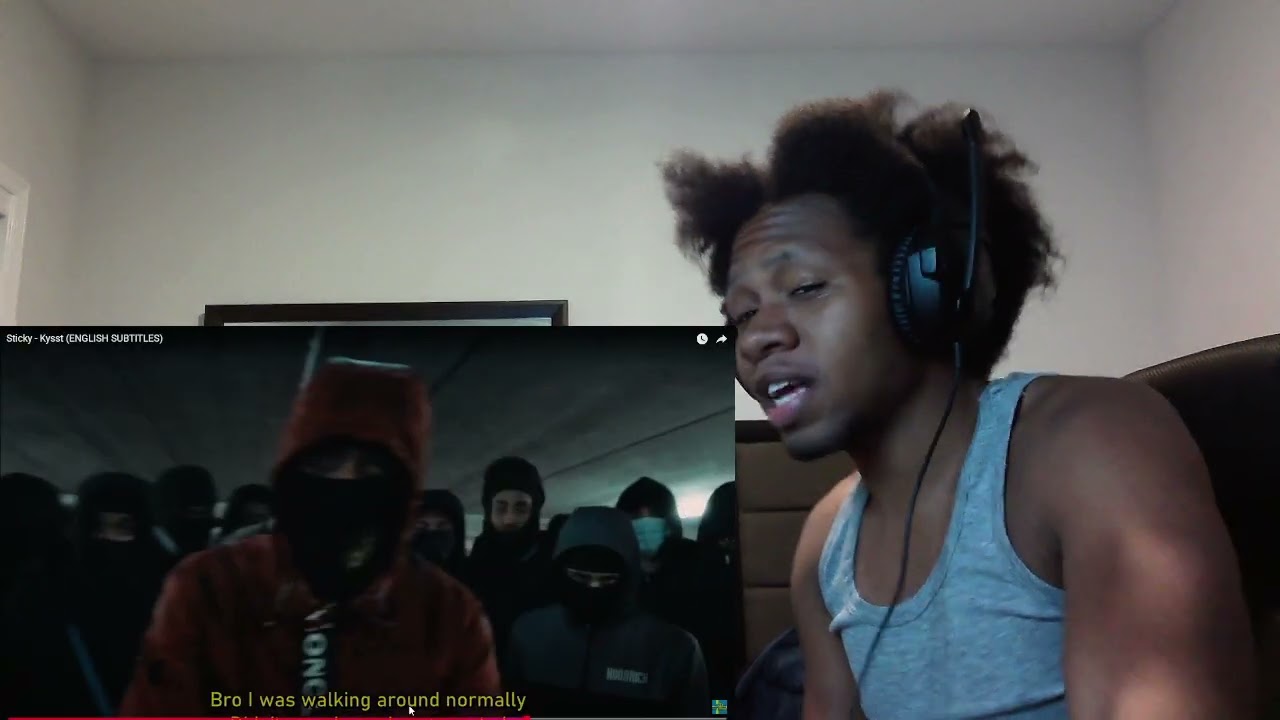 American Reacts To Swedish Rap Sticky - Kysst (ENGLISH SUBTITLES)