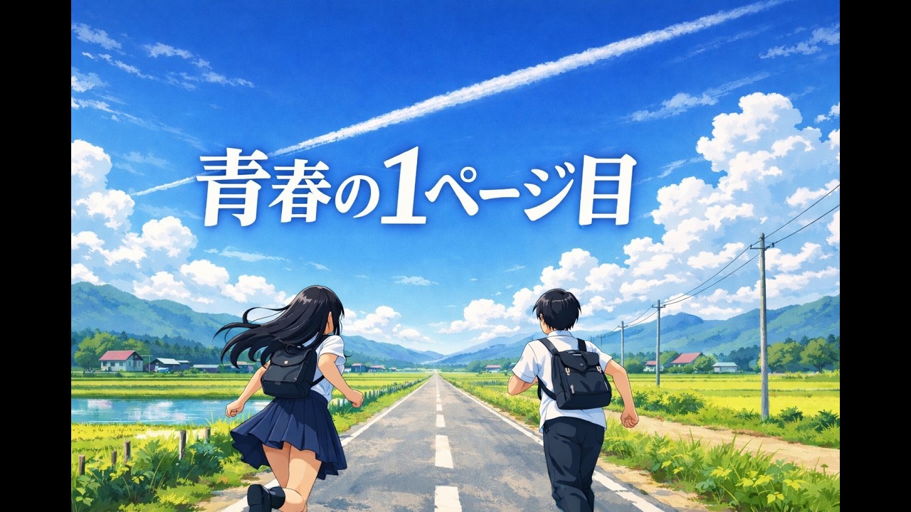 青春の1ページ目｜飛行機雲を追いかけた日【オリジナル曲】
