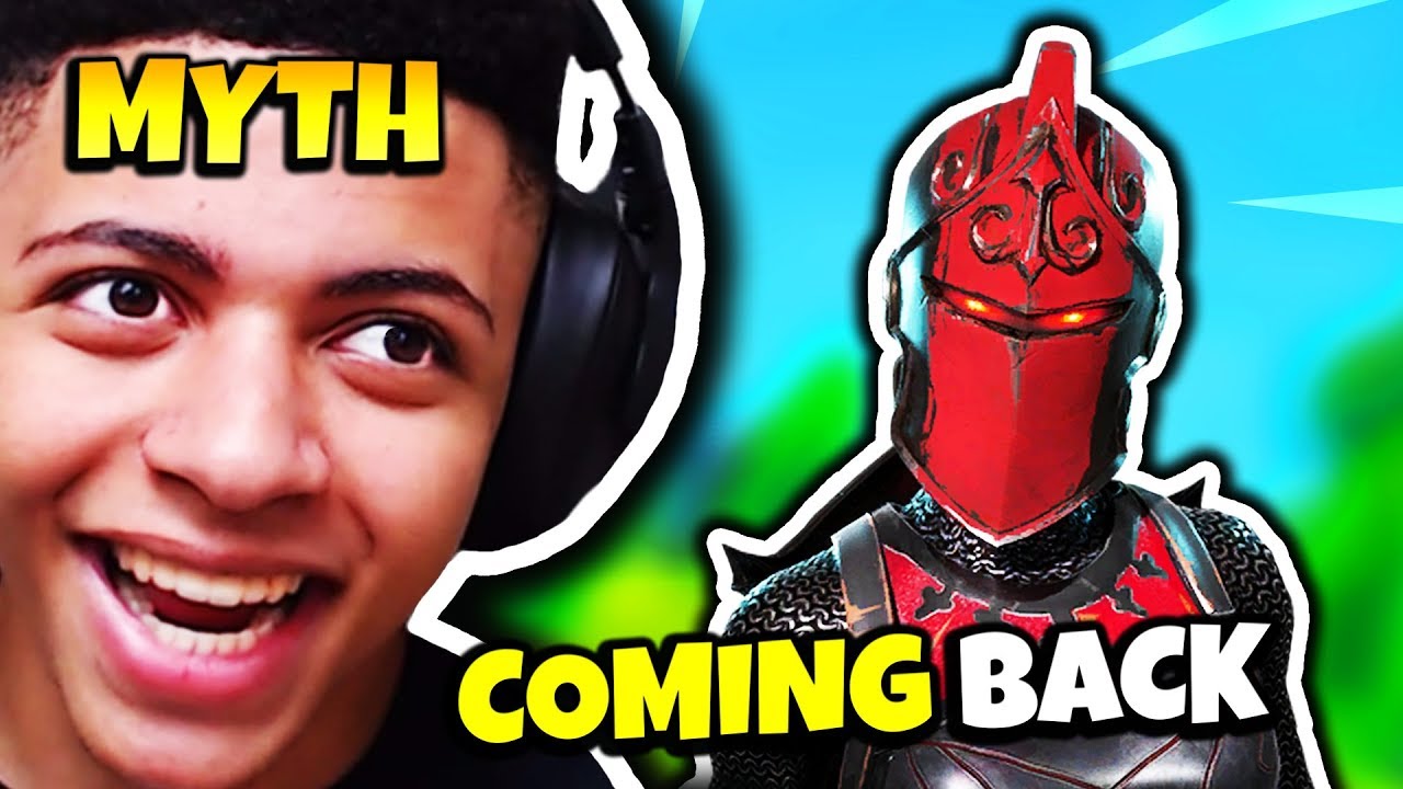 MYTH REACTS TO RED KNIGHT SKIN COMING BACK | Fortnite Daily Funny Moments Ep.121