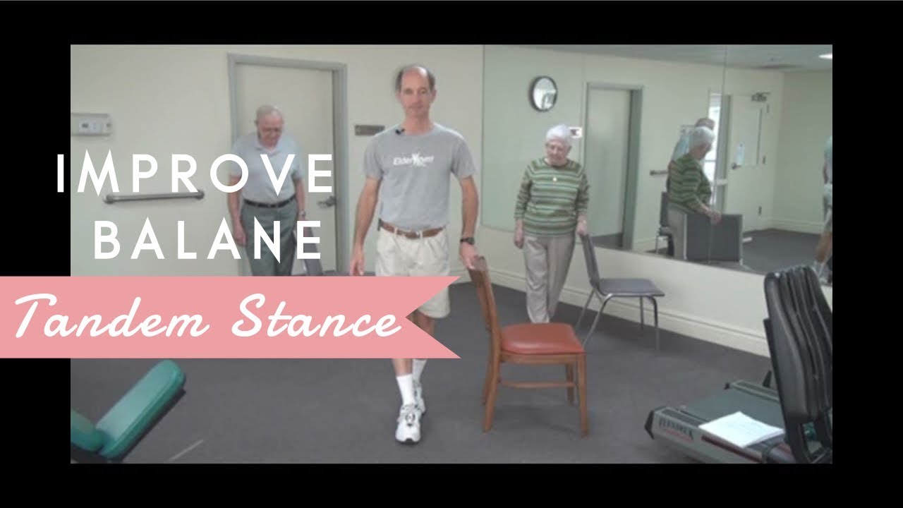 Improve your balance with the tandem stance exercise