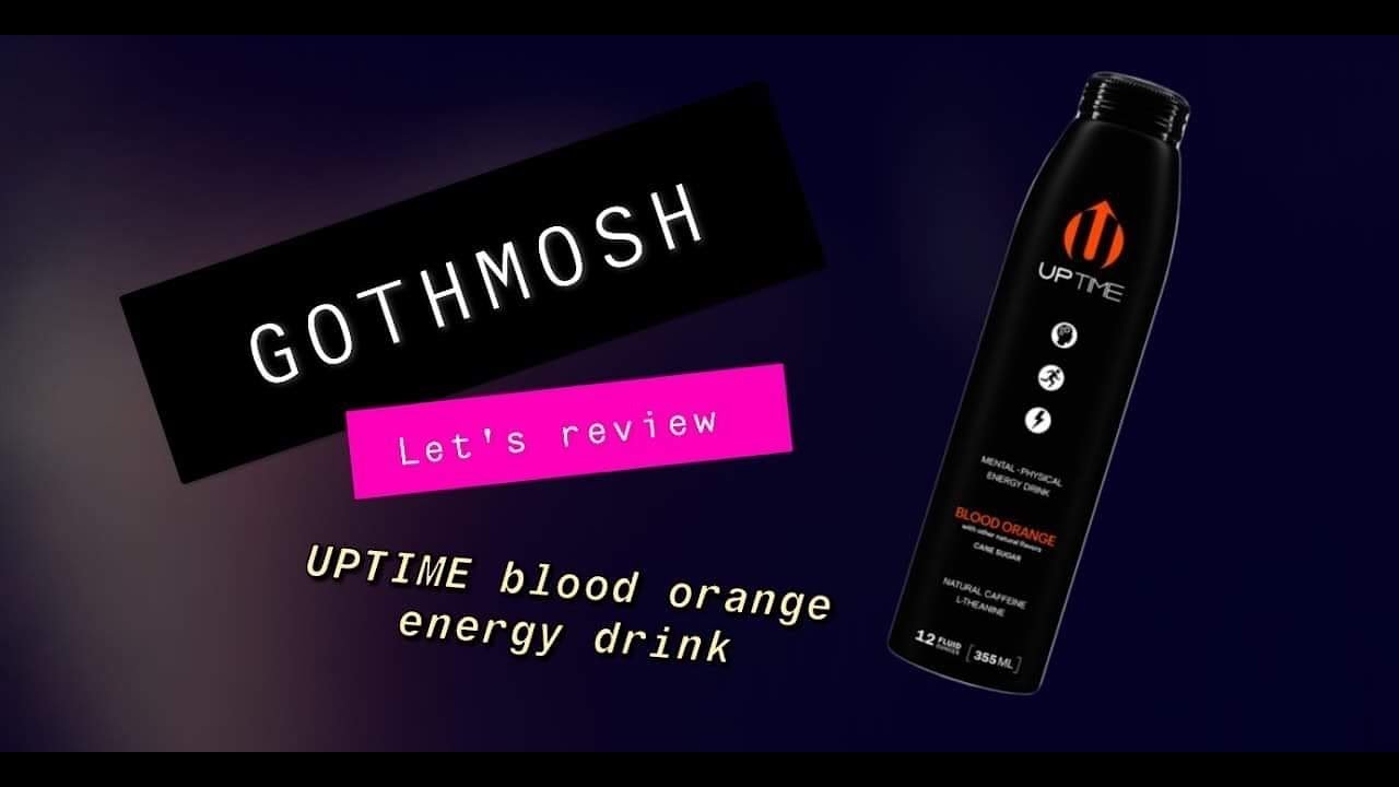Uptime blood orange energy drink Review
