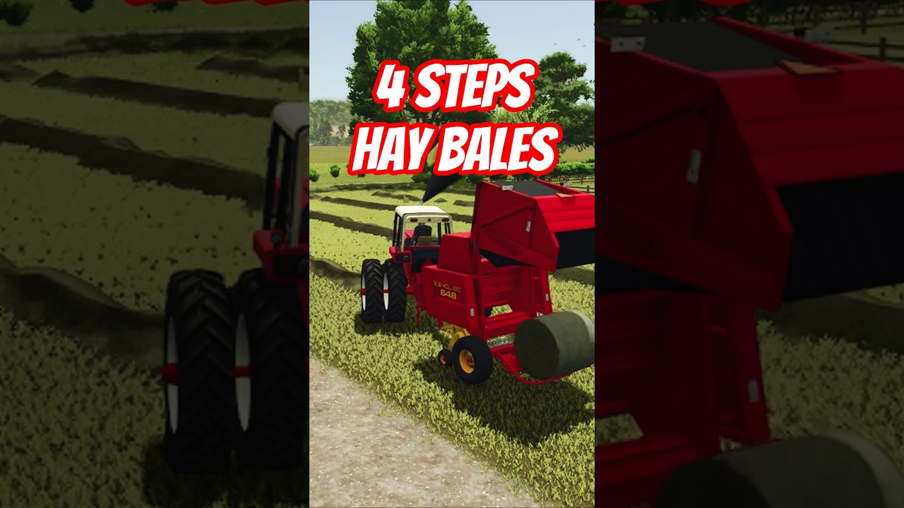 how to make hay bales in #farmingsimulator25