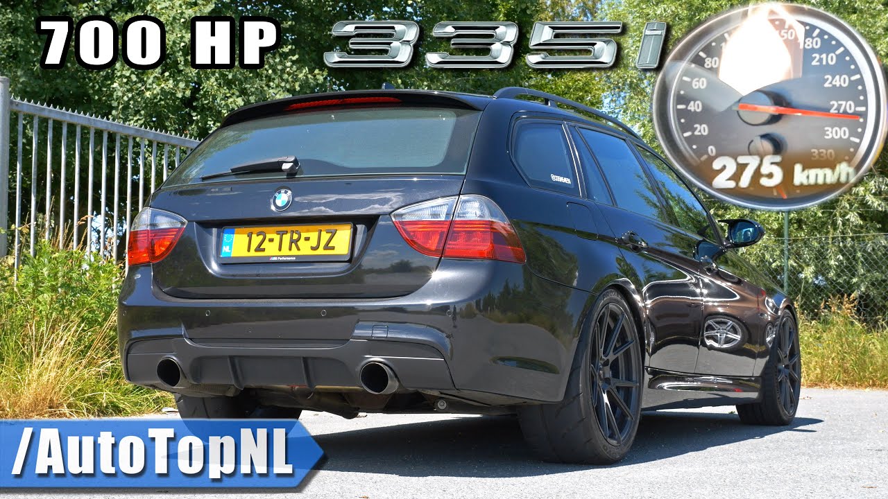 700HP BMW 335i E91 N54 | 100-200 ACCELERATION POV & SOUND by AutoTopNL