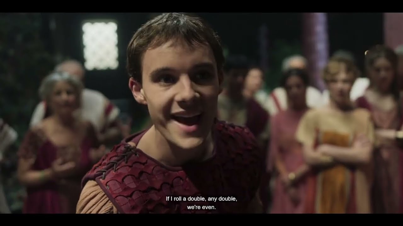 Domina Season 2 Best Scene - Drusus vs Augustus Gambling Scene
